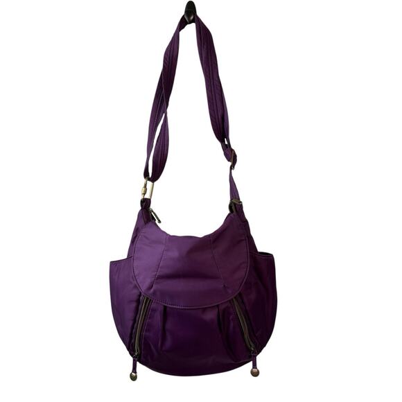 Travelon Womens Purse Purple Bag Anti Theft Crossbody - Picture 5 of 11